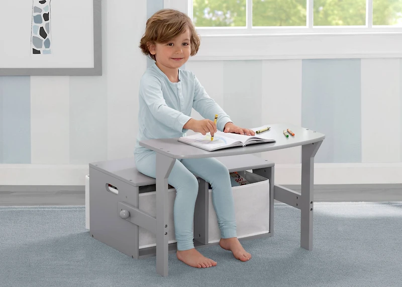 My Size Gray Activity Bench