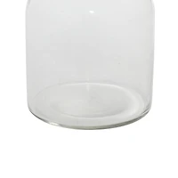 Clear Glass Decorative Jar Set