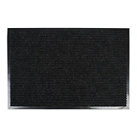 DII® J&M Charcoal Ribbed Walk Off Utility Mat, 30" x 48"