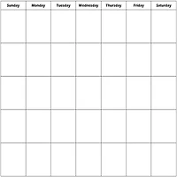 PA Paper™ Accents 12" x 12" Blank White 14 Month DIY Calendar