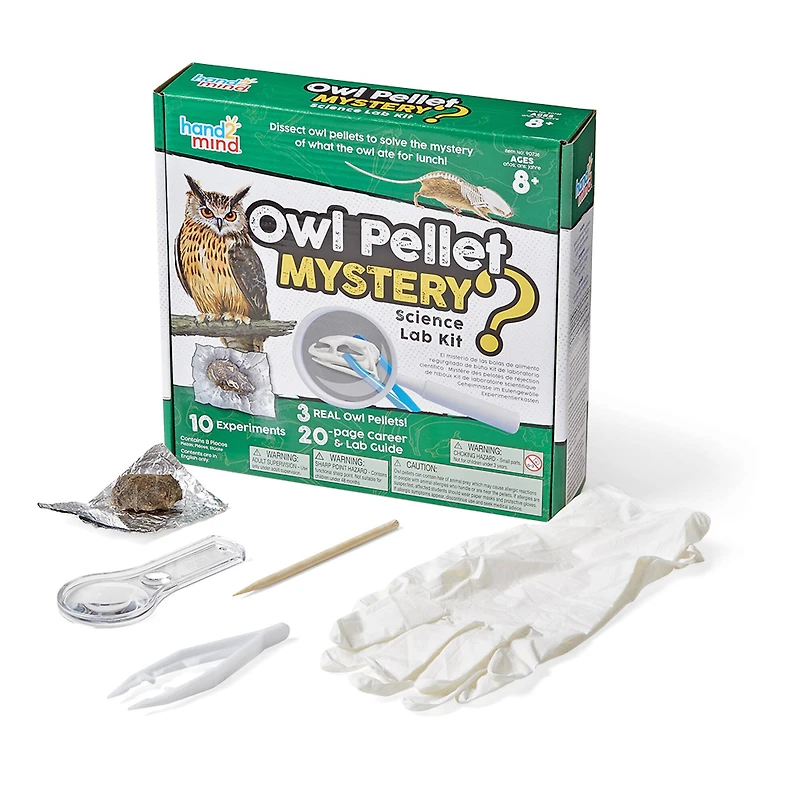 hand2mind® Owl Pellet Mystery Science Lab Kit