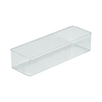 Simplify Medium Narrow Clear Drawer Organizer