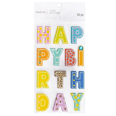 Birthday Letters Stickers by Recollections™