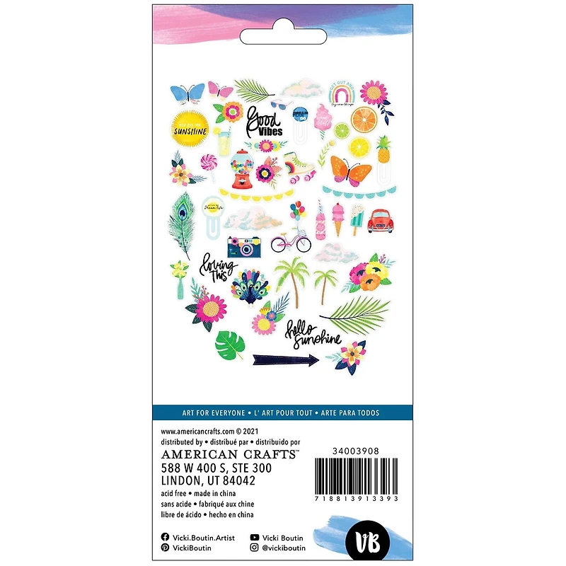 American Crafts™ Vicki Boutin Sweet Rush Ephemera Cardstock Die-Cuts