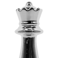 7" Silver Queen Ceramic Tabletop Chess Piece by Ashland®