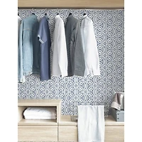 NuWallpaper Blue Hepatica Petal Peel & Stick String Wallpaper