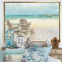 Designart - Seaside Morning no Window