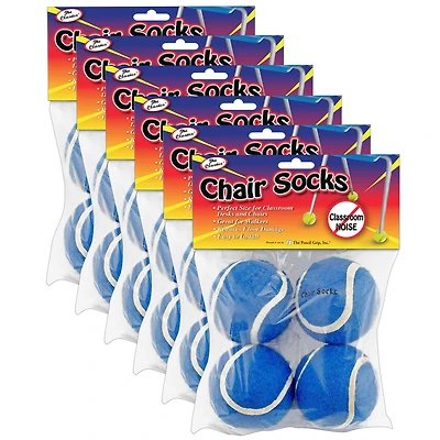 The Classics™ Blue Chair Socks, 6 Pack