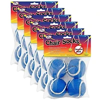 The Classics™ Blue Chair Socks, 6 Pack