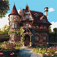Ideyka The Cozy Palace Painting by Numbers Kit
