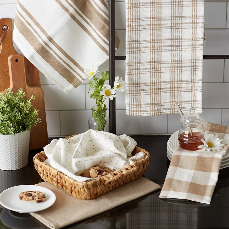 DII® Stone Everyday Dish Towels, 5ct.