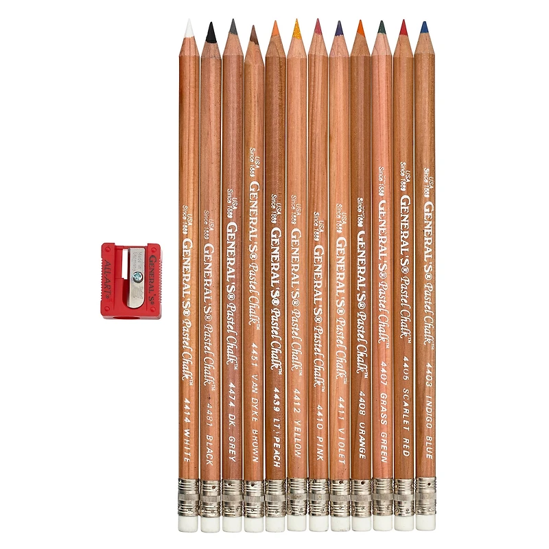 General's® Multi-Pastel® Pencil Set, 12 Count