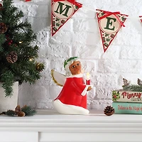 9" Nostalgic Ceramic Lit Angel