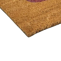Natural Coir Smile Doormat