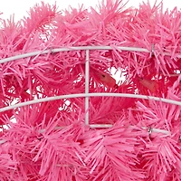 3ft. Pre-Lit Pink Spruce Christmas Wreath, Pink Lights