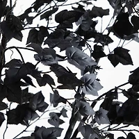 7ft. Artificial Halloween Black Maple Tree