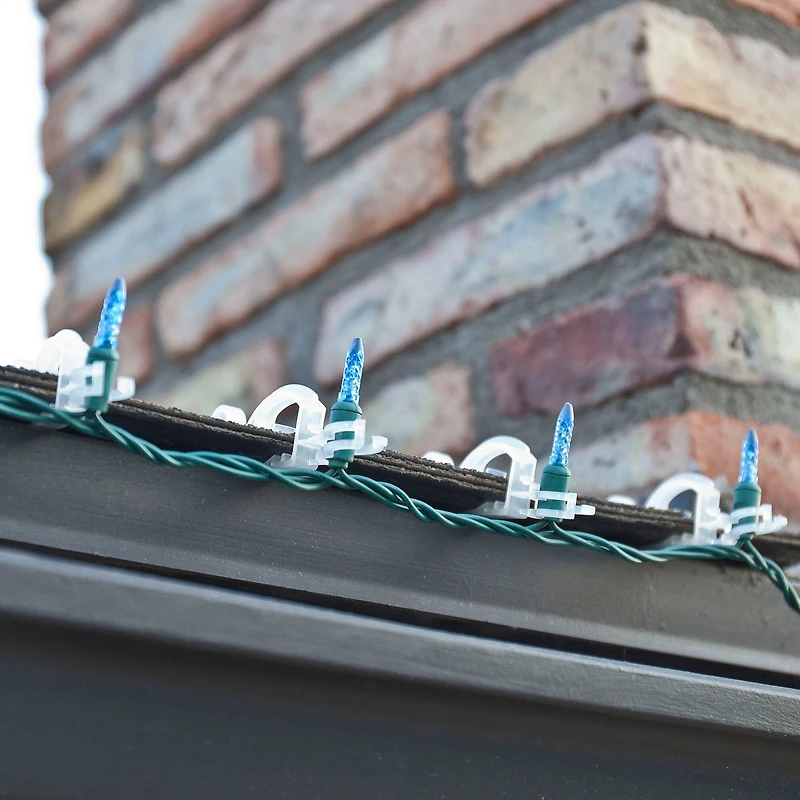 Set of 150 Clear Max Pro Anywhere Christmas Light Clips