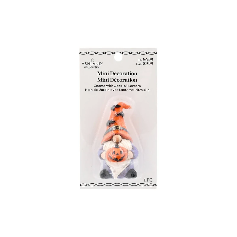 Mini Gnome with Jack-o'-Lantern by Ashland®
