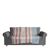 Welcome Flag Sherpa Fleece Blanket