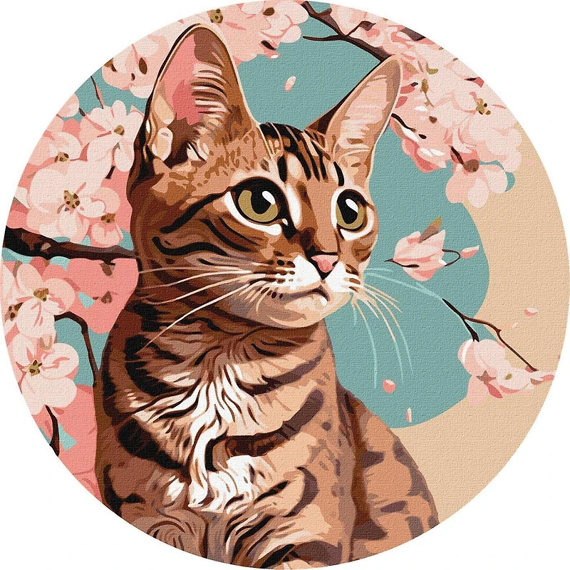 Ideyka Charming Kitten Painting by Numbers Kit