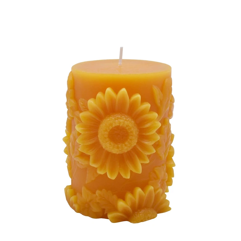 3" x 4" Scented Sunflower Pillar Candle by Ashland®