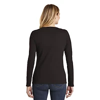 District® Very Important Tee® Long Sleeve V-Neck Women's T-Shirt