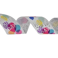 1.5" x 2yd. Happy Birthday Wired Grosgrain Ribbon by Celebrate It®