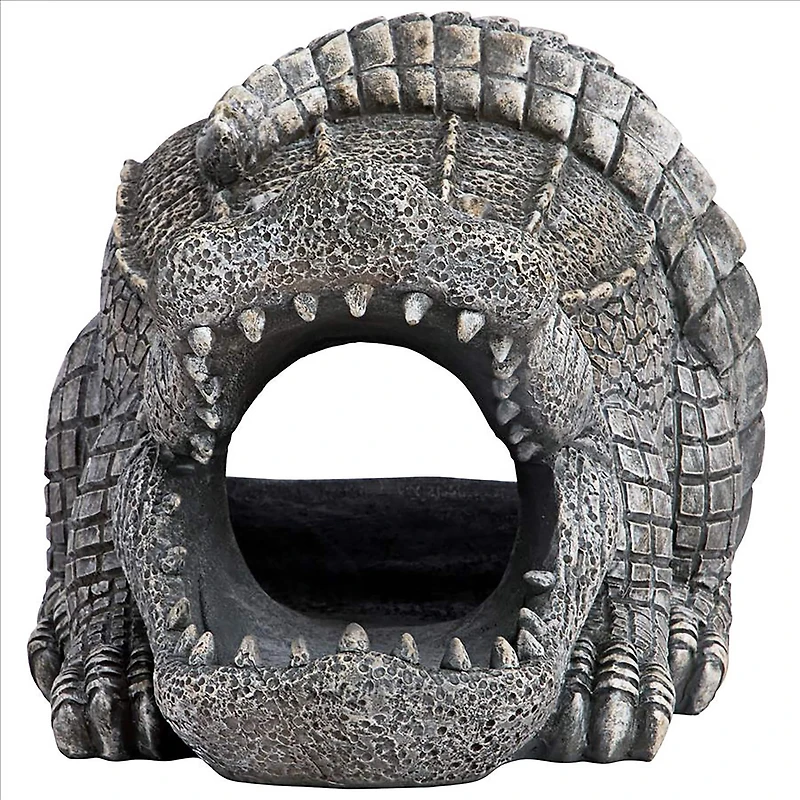 Design Toscano 10" Swamp Alligator Gutter Guardian Downspout Statue