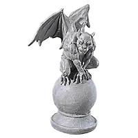 Design Toscano 14.5" Malicay the Malicious Gargoyle Statue Set, 2ct.