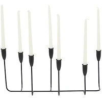 CosmoLiving by Cosmopolitan Black Metal Tapered Candelabra