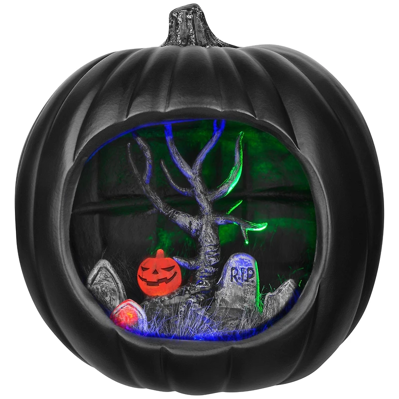 9" Black Diorama Pumpkin by Ashland®