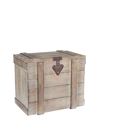 Household Essentials Antiqued Decorative Trunk