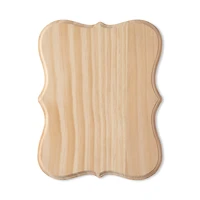 12" x 9" Beveled Wood Parenthesis Plaque by Make Market®