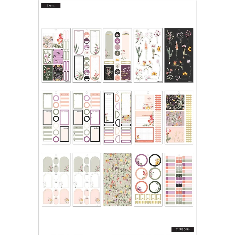 The Happy Planner® Fresh Botanicals Sticker Book