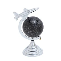 12" Silver Aluminum Glam Globe