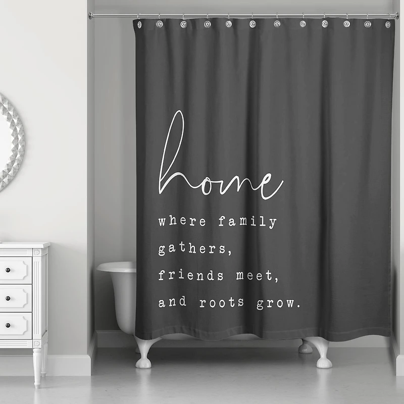 Home Where Family Gathers 71" x 74" Shower Curtain