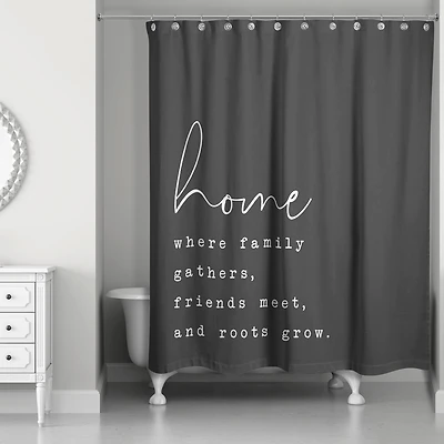 Home Where Family Gathers 71" x 74" Shower Curtain