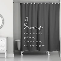 Home Where Family Gathers 71" x 74" Shower Curtain