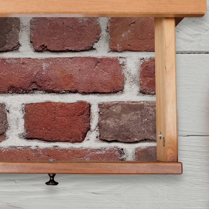 RoomMates Red Brick Peel & Stick Giant Wall Decals