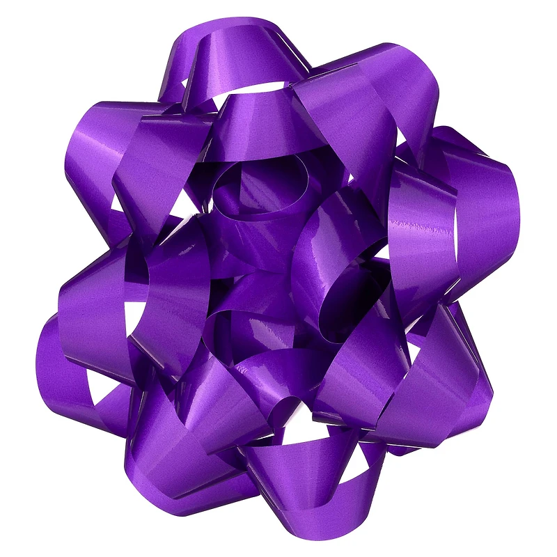 5.75" Purple Lacquer Gift Bow by Celebrate It™