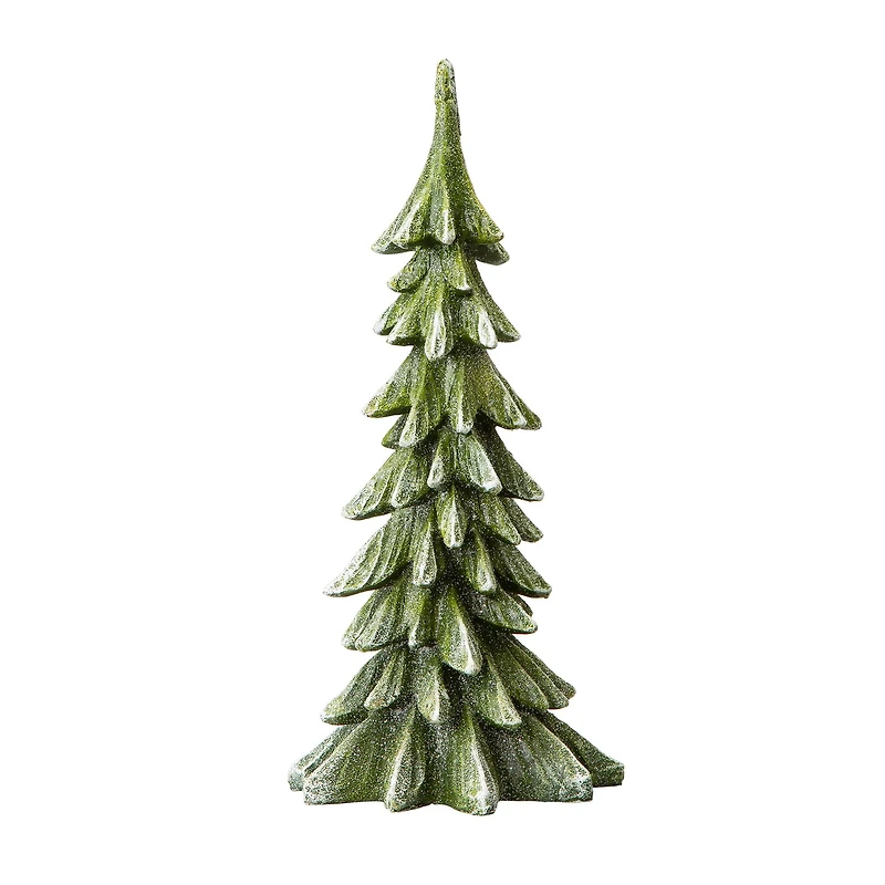 Glitzhome® 14.75" Green Christmas Tree Table Décor
