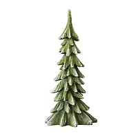 Glitzhome® 14.75" Green Christmas Tree Table Décor