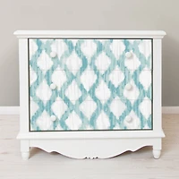 NuWallpaper Teal Floating Trellis Peel & Stick Wallpaper