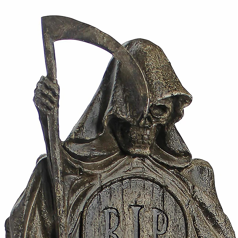 Design Toscano Rest in Pieces Grim Reaper Tombstone Statue