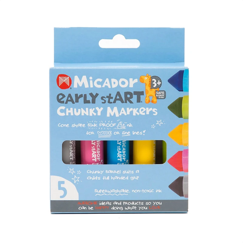 Micador® early stART® Chunky Markers, 5ct.