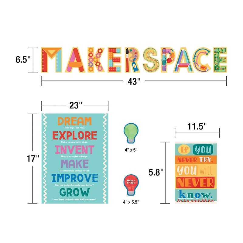 Carson Dellosa Education® Makerspace Bulletin Board Set
