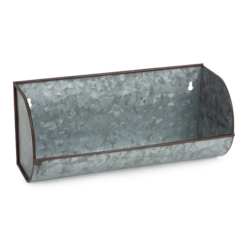 DII® Galvanized Metal Farmhouse Shelves, 2ct.