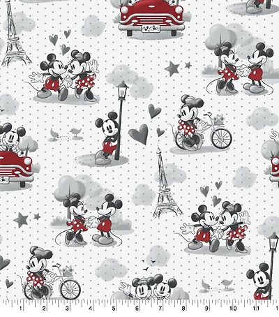 Disney® Mickey & Minnie Vintage Scenes Cotton Fabric