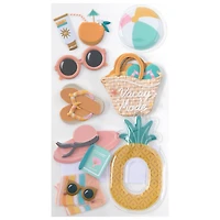 Beach Accessories Dimensional Stickers by Recollections™