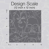 RoomMates Gray Star Wars™ Saga Line Sketches Peel & Stick Wallpaper